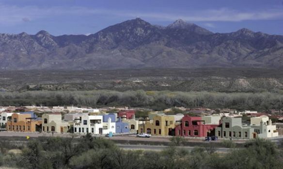 Santa Rita mountains south of Tuscon