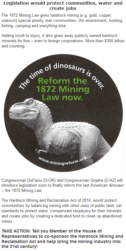 1872 Mining Law Reform